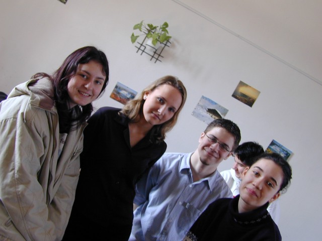 Anett, Timi, Tamás és Imola